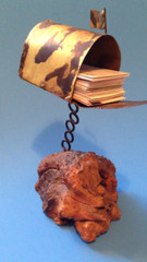 COPPER MAILBOX BUSINESS CARD HOLDER – FROM PACIFIC COAST HWY, CA. GENERAL STORE