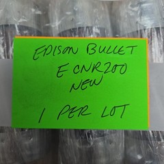 Edison Bullet ECNR200 Time-Delay Dual Element Industrial Fuse 200A 250V RK5 New
