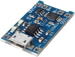Compact 10pcs TP4056 5V 1A Lithium Battery Charging Boards with LED Indicators