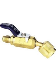 YELLOW JACKET 93843 1/4 Inch Ball Valve For Refrigeration. Very Good Condition