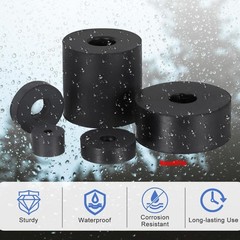 Round Rubber Spacer Anti Vibration Isolation Pads Isolator Bushing Washer M2-M56