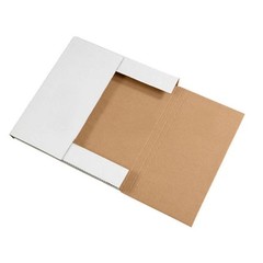 100 LP Record Album Mailers 12.5×12.5 Variable Depth Corrugated Cardboard Book B