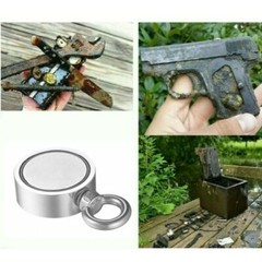 Double Side Fishing Magnet 1100LBS Neodymium Heavy Duty Treasure Hunt Searching