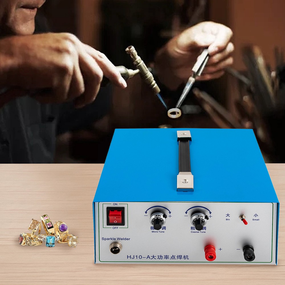 Electric Jewelry Pulse Sparkle Spot Welder Gold Silver Welding Soldering Machine