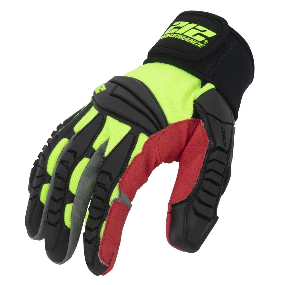212 Performance Anti-Vibration Impact Cut 3 Hi-Viz Work Glove AVIMPC388
