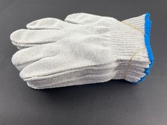 12 Pack Natural White String Grip Knit Cotton Work Gloves, XS/Small/Medium/Large