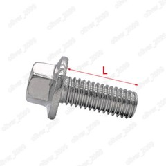 M5 M6 M8 M10 M12 304 Stainless Steel Hexagon Flange Bolts Hex Flange Head Screws