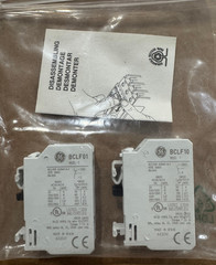 GE BCLF01 & BCLF10 Auxiliary Contack Blocks 1-N.C. & 3-N.O. New Free Shipping
