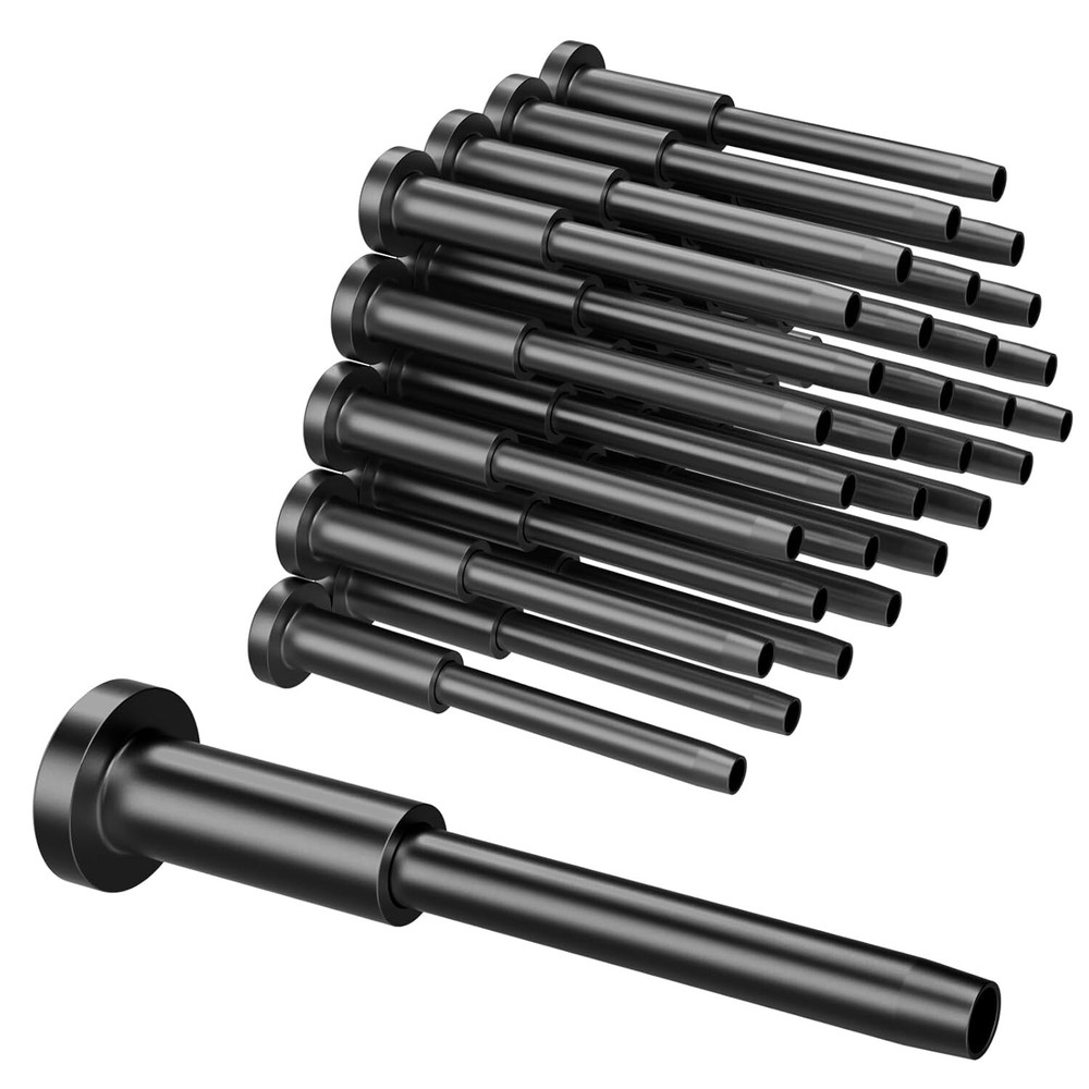 Black T316 Stainless Steel Swage Invisible Receiver End Fitting 3/16″ Cable rail