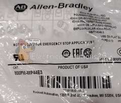New Allen Bradley 800FM-MP44E3 3-Pos Pull Red Mushroom Top Button – Free Ship