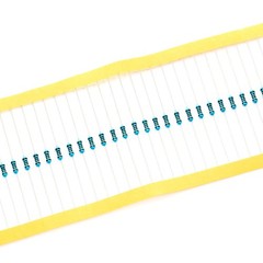 100pcs 1K 1000 Ω ohm Resistor 1/4W 0.25W Metal Film Fixed Resistor 0.01 ±1% T…