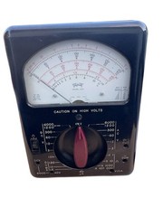 Triplett 630 Type 2 Analog Multimeter Volt Ohm Meter Untested