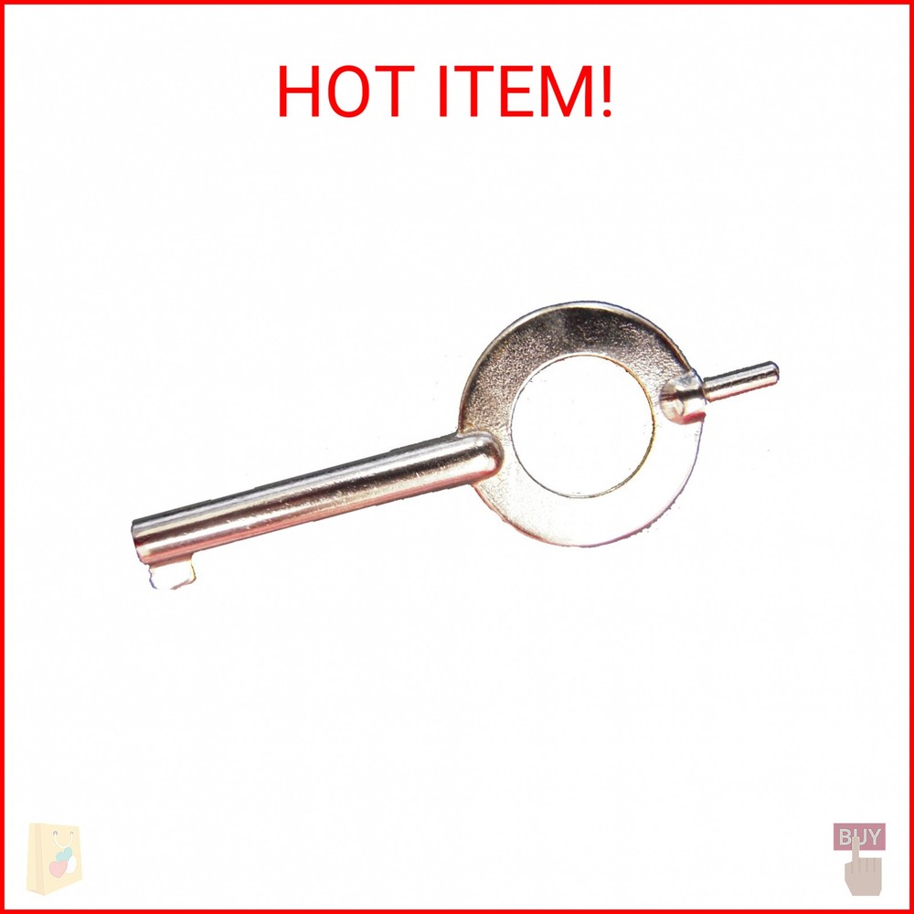 Rothco Standard Handcuff Key, Nickel Plated