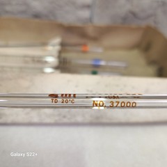 6 pc KIMAX Fisher NO. 3700 USA 2mL Reusable Volumetric Glass Pipette Pipet TD/TC