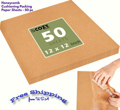Honeycomb Packing Paper Cushion Wrap Sheets Packing Moving Shipping Lock Protect