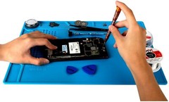 Heat Insulation Silicone Pad Soldering Cell Phone Repair Platform Mat 13.8 x 9.8