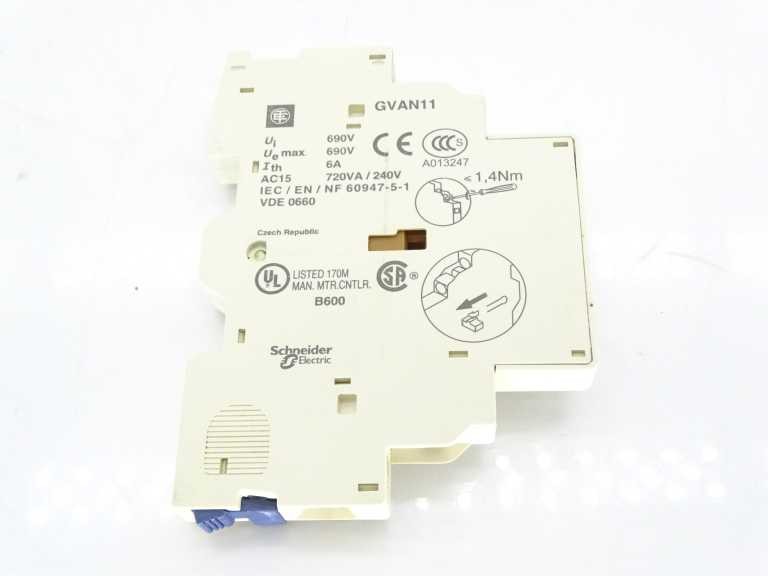 SCHNEIDER ELECTRIC GVAN11 CONTACT BLOCK