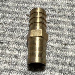 Brass Hose Barb-to-Hose Barb Straight Male-to-Male Fitting Connector Coupler