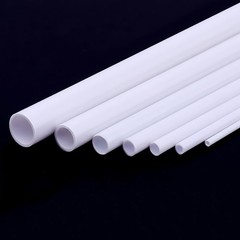 ABS Plastic Hollow Tube 2mm 3mm 4mm 5mm 6mm 8mm 10mm OD for Moedl Toys Crafts