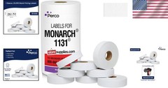 White Pricing Labels for Monarch 1131 Gun – 20,000 High-Quality Adhesive Marks