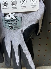 Large & XLarge Cut Resistant Gray Breathable Nitrile Work Gloves cut level A5