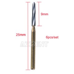 Dental Round Tungsten Carbide Tungsten Steel Burs F High Speed Handpiece AZDENT