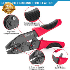 Crimping Tool for Spark Plug Ignition Wire 8.5Mm Ratchet Spark Plug Wire Crimpin
