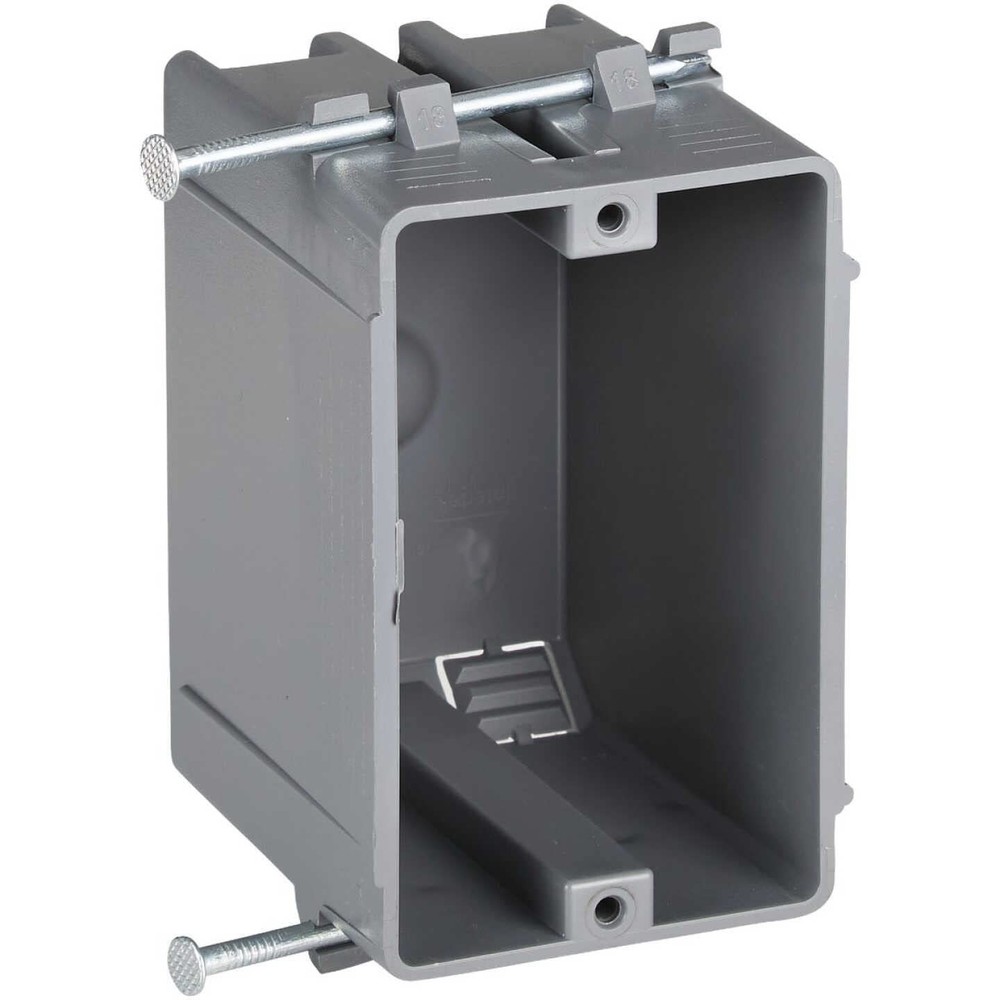 1 Gang New Work Electrical Nail Outlet Box Remodel Junction Box 18cu In Recept