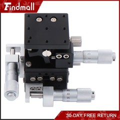 Findmall 40mmx40mm XYZ Linear Stage Manual Precision Positioning Sliding Table