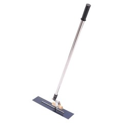 Long Handle Concrete Trowel Cement Surface Smoothing Tool w/ Finishing Shoes NEW