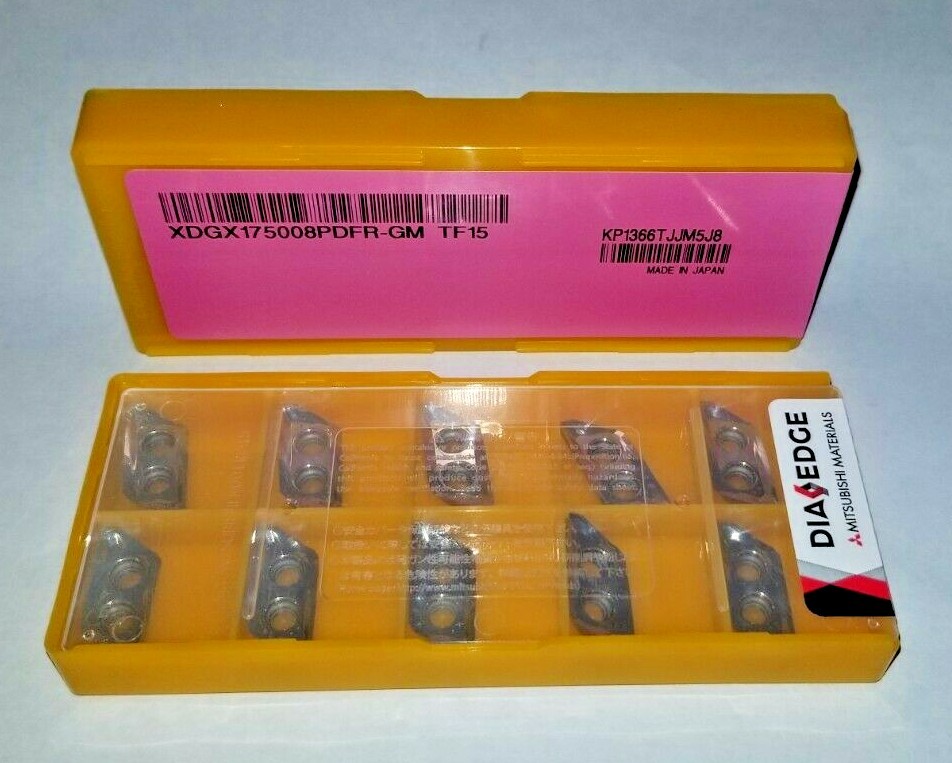 XDGX 175008PDFR-GM TF15 MITSUBISHI *** 10 INSERTS *** GENUINE ***