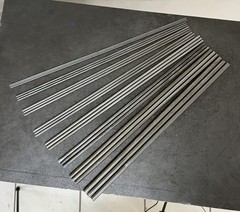 12L14 Steel Round Bar Stock Assortment – 24 Small Diameter Rods – CNC Lathe