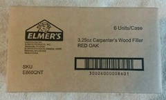 Lot Of 6 Elmer’s Carpenter’s Wood Filler, 3.25-Ounce Tube, Red Oak ~ New ~