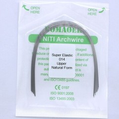 10 PACKS Dental Ortho 014 Upper Super Elastic Niti Round Arch Wire Nature Form