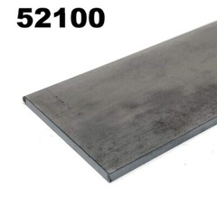 52100 Steel solid Bar Stock 2.25″ wide x 7/16 thick 11″ long, knife forging #3.5