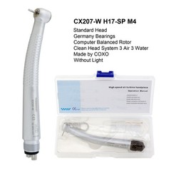 COXO Dental LED High Speed Handpiece 4 Holes E Generator Self Power Air Turbine