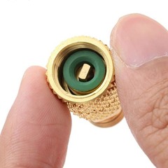 R410A Adapter Kit Mini Split Adapter With Thread: 1/4″ Male, 5/16″ Female