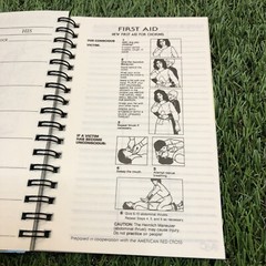 Vintage 1995-97 Michael Stevens 12 Months Spiral Mini Planner 6”x4”clean