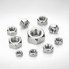 Metric Hex Nuts Stainless Steel 18-8 DIN 934 M2 M2.5 M3 M3.5 M4 M5 M6 M8 M10 M12