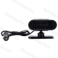 1x New 200W 12V Car Heater Cooling Fan For Windshield Defrosting – Orange/Black