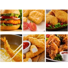 Commercial Breading Table Fried Food Prep Fry Chicken Work Table Breader Station