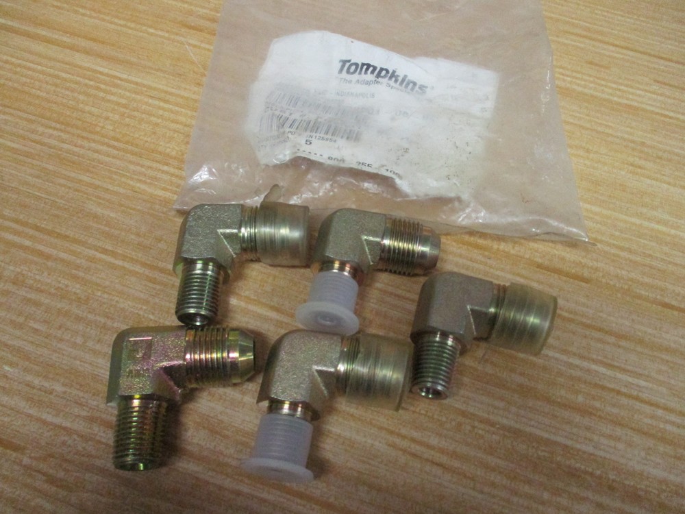 Tompkins FG2501-08-04 Male 90°Elbow FG25010804 (Pack of 5)