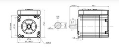 STEPPERONLINE NEMA 23 Integrated RS485 Closed Loop Stepper Motor 1.3Nm 20-50VDC