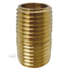4 Pack Brass Close Pipe Nipple Fitting 1/4″ MNPT x 1/4″ NPT Male Adapter