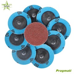 71×2″ Quick Change Disc Roll Lock Sanding Discs Set W/ 1/4 Holder Die Grinder US