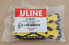 *HUGE LOT* 29 New & Used Uline H-3548Y Klever X-Change Safety Cutter + Warranty!