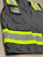 Reflective Tape Safety Work Vest High Visibility Pockets Hi Vis ANSI Class 2