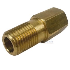 1/4″ Female X 1/4″ Male NPT Pipe Fitting Extender Extension Adapter Brass
