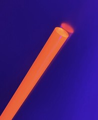 CLEAR AMBER TRANSLUCENT ACRYLIC PLEXIGLASS LUCITE ROD 1” DIAMETER 12” INCH LONG