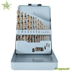 13 Pack HSS Drill Bit Set 1/16″-1/4″ M35 High Speed Steel Twist Jobber Length